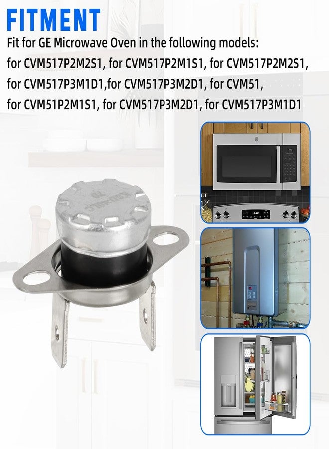 MOTOQUEEN for GE Microwave Oven KSD-40LC 70 Thermostat Thermal Fuse Switch - Normally Closed - Image 3